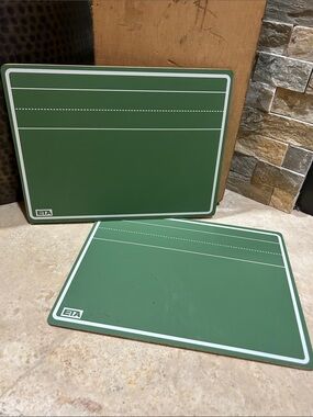 ETA Green Writing Chalk Boards (Set of 2)